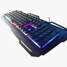 Teclado Gamer Pro Blackfire Semi Mecânico Iluminado Fortrek