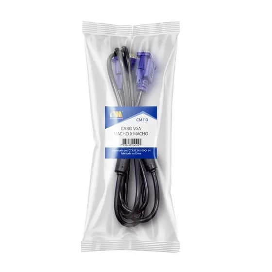 Cabo de Vídeo VGA 1.5 Metros Resistente Para PC Monitor Projetor LEHMOX Totalmente blindado 15 pinos Projetor Lcd Pc Tv