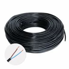 30 metros Cabo PP 2x2,5mm Preto bomba submersa extensões instalação elétrica lampadas