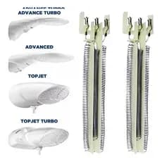 3 Unidades Resistência Advanced Top Jet 220/7500 - 220/6800 - 127/5500 Chuveiro Resistencia eletrica
