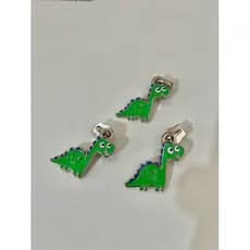 Cursor Dinossauro Carrinho  para ziper n5 e n6 - Kit com 3 unidades