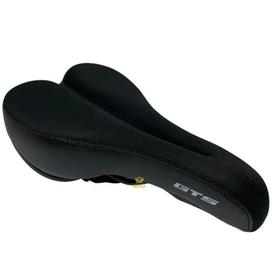 Banco de Bicicleta Sela Selim GTS/GTA Original MTB Vazado Preto c/ Carrinho
