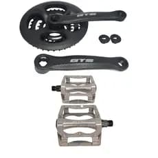 Pedivela GTS PREMIUM Tipo Shimano + Pedal Plataforma Aluminio