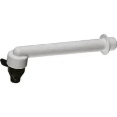 KIT 12UN TORNEIRA PAREDE COZINHA ALAVANCA 18CM 1/2" BRANCA 1113 HERC