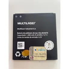 Bateria Multilaser BCS070 Nova Carga Flex Anatel qualidade AAA Produto Novo