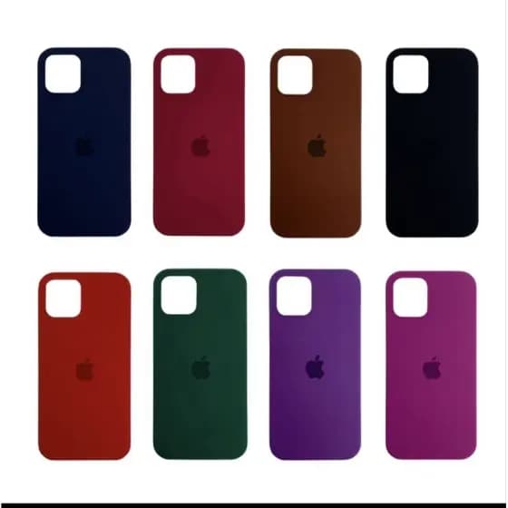 Capas proteção celular iphone 12 case silicone Appl e transparente aberto