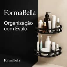 Prateleira Multiuso Em Alumínio Organizadora 2 unidades de Canto