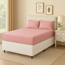 Lençol Cama Queen Com Elástico + 02 Fronhas Cor Branca Linha Hotelaria Pousada Premium