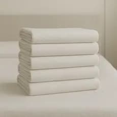 Kit 5 Lençóis Solteiro Superior Branco Hotel Hospital Pousada Micropercal 400 Fios