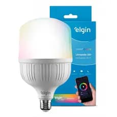 Lâmpada Inteligente Elgin Super Potência 30W Smart Color Wi-fi Compatível Alexa e Google Home