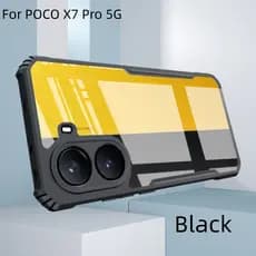 Capa Transparente À Prova De Choque Xiaomi Poco X8 X7 Pro X6 X5 Max 5G De Acrílico