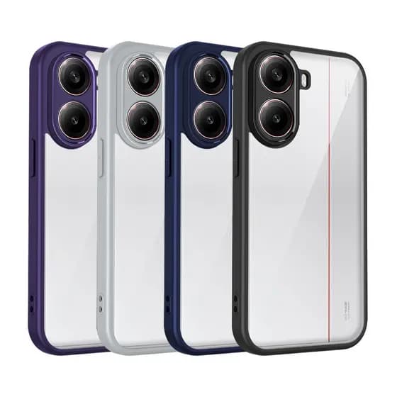 Cor Caramelo Transparente Silicone Caso Xiaomi Mi Poco X8 X7 X6 X5 X3 Pro Max NFC Embalagem TPU Pára-Choques À Prova De