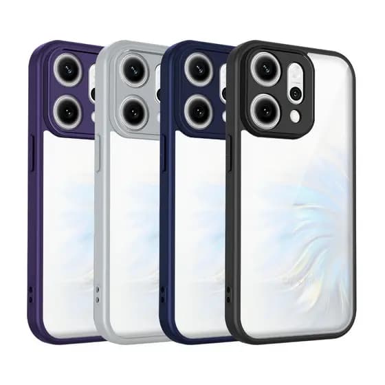 Cor Caramelo Transparente Silicone Caso OPPO Reno 14 Pro 14F 5G Embalagem TPU Pára-Choques À Prova De Choque Claro Casos