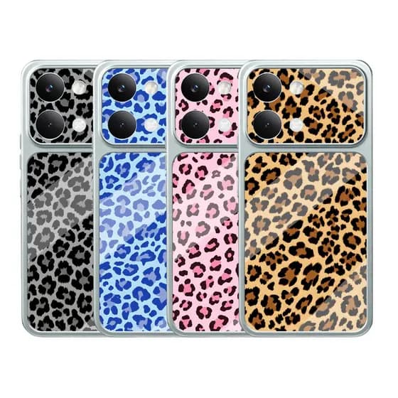 Capa Protetora De Janela Grande Folheada Com Estampa De Leopardo De Luxo Oficial Xiaomi Mi Poco X8 X7 X6 Pro Max X3 NFC