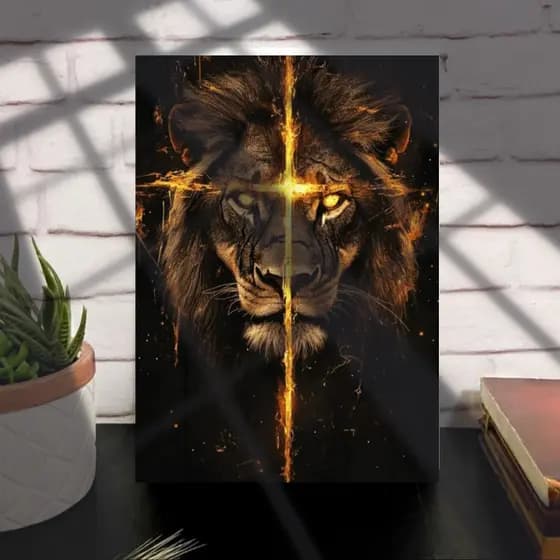 QUADROS DECORAÇÃO LEÃO DA TRIBO DE JUDAH
