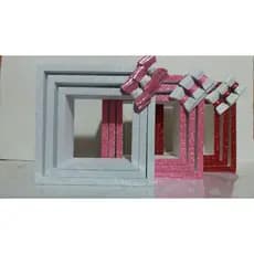 Kit 3 Nichos De Parede MDF – Organização e Decoração Para Sala Quarto Cozinha Banheiro