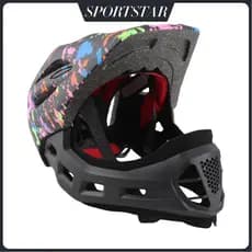 Lixada Capacete infantil de bicicleta para crianças Capacetes respiráveis ​​ajustáveis ​​leves para rosto inteiro com