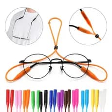 Corrente de silicone Segura Óculos Cordão Corda De Silicone Ajustável Para Óculos