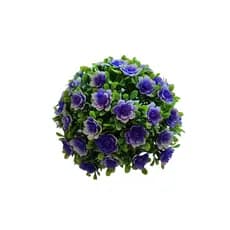 Meia Bola Buchinho de Grama com Flores Coloridas Decoração Festa