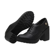 Sapato Oxford Social Cano Baixo Feminino Salto Tratorado 6 Cores Exclusivo Muritalle