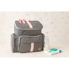 Mochila Bebe Maternidade G Luxo Rosa
