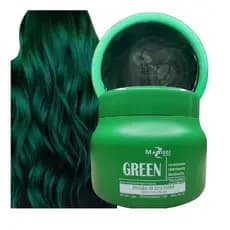 Mascara Matizadora Cor Verde Green Mairibel 250g Pinta Cabel
