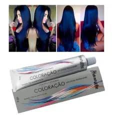 Tinta Preto Azulado Nº 1 Para Cabelo Mairibel