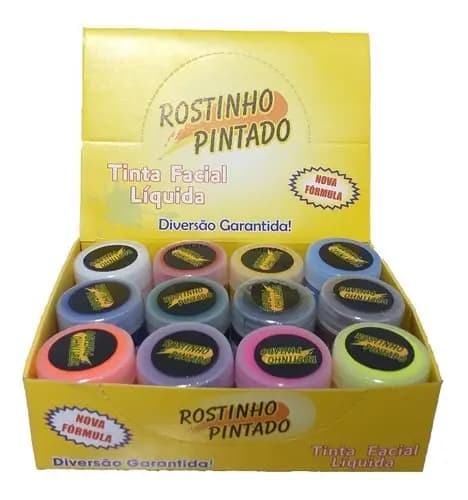 Tinta Líquida Facial C/12 Unididades 15ml Cada