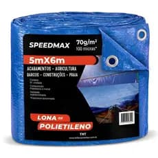 Lona 6x5 Azul Impermeavel Piscina Barraca Camping Telhado em polietileno