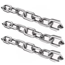 Corrente Elo Curto Soldada 5,0mm (3/16") Galvanizada - Selecione a quantidade de metros