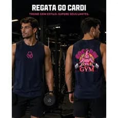 Regata Masculina Academia Fitness Treino Musculação Dry Fit
