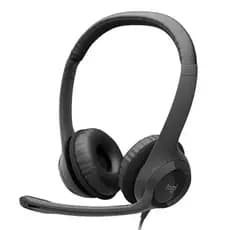 Headset Com Fio Usb Logitech H390 Preto Original e Lacrado