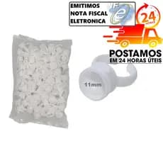 Anel De Batoque Descartável 100 Unid Micropigmentacao Medio Sem divisão