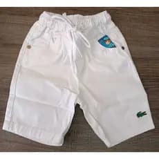 bermuda shorts jeans branco infantil menino criança tamanho 1 2 3 4 5 Anos