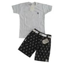 conjunto infantil masculino menino crianças de 1 Més até 5 Anos Conjunto infantil menino da To Na Moda Adulto Infantil Os conjuntos são ideais para compor looks cheios de conforto e estilo. Este modelo possui camiseta de mangas curtas gola redonda, estamp