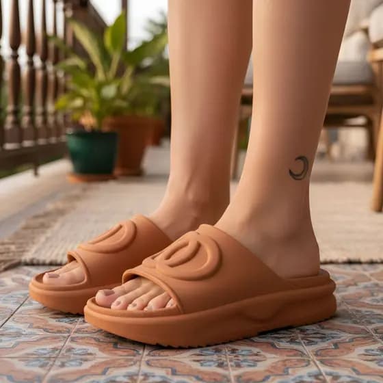 Sandália Papete Feminina Chinelo Slide Nuvem Macio