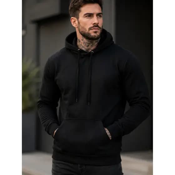 Blusa Moletom Masculino e Feminino Flanelado Canguru com Capuz Unissex