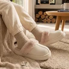 Pantufa Infantil Unissex EVA Peluciada Inverno Antiderrapante Leve 28 ao 33