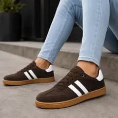 Tênis Feminino Samba Casual Urbano Confortável Tendência