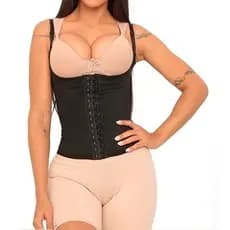 Cinta Modeladora Feminina 16 Barbatanas reduz medidas R28