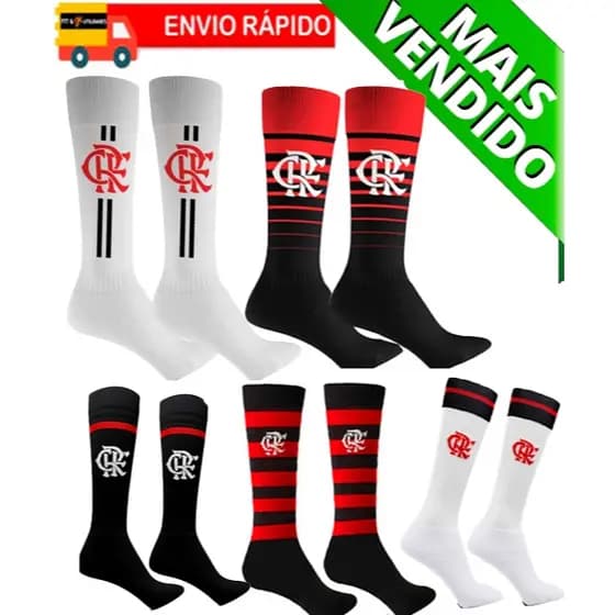 MEIAO FLAMENGO DE FUTEBOL FLAMENGO INFANTIL/JUVENIL MEIA MEIÃO