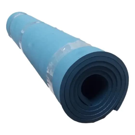 Tatame Manta Colchonete Forração Eva 10mm 200x100cm Azul Marinho Ioga Pilates Academia Yoga