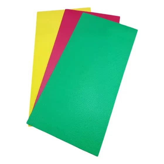 Kit 12 Colchonetes EVA Tapete Yoga 100x50x1cm 10mm Coloridos Academia Yoga Pilates Ginástica Ioga