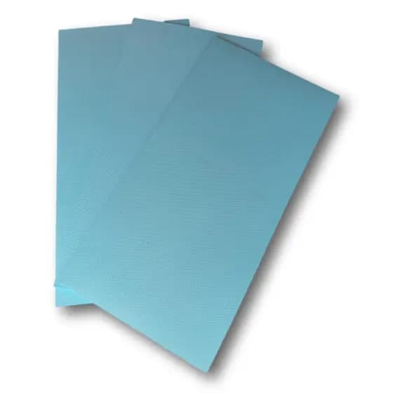 Kit 3 Colchonetes EVA Tapete Ginástica Yoga 100x50x1cm Azul Alasca Bebê Ioga Pilates Academia