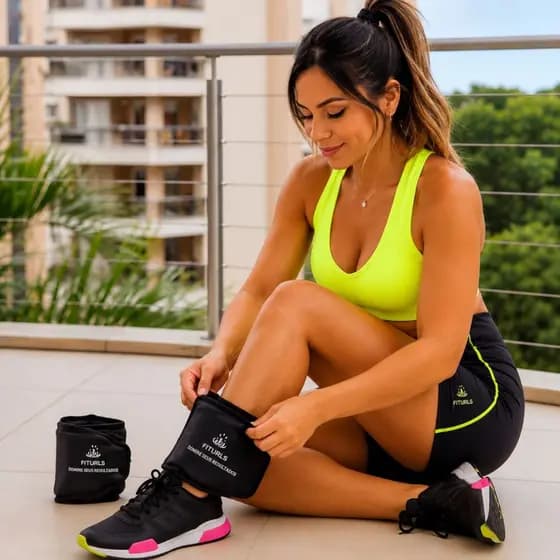Caneleira Peso Kit 2kg 3kg 4kg 5kg Tornozeleira Treino Funcional Saúde Força Bem Estar Esporte Treino em Cada Lançamento