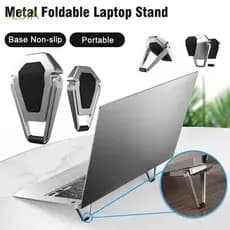 Suporte Metal Para Laptop Notebook Regulável Modelo H5 com 2 unidades Autocolantes