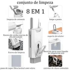 Kit Escova De Limpeza 8 Em 1 De Teclado De Computador Escova Fones De Ouvido Caneta Para Ferramentas