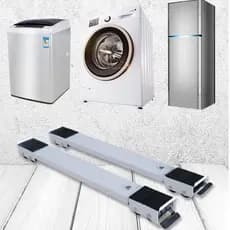 Suporte Universal Ajustável Rodinha Para Máquina de Lavar Geladeira Móveis Base