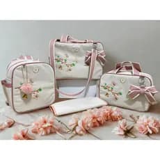 Kit bolsa maternidade com mochila impermeável com trocador