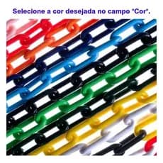 5 Mts Corrente Plástica Isola Calha Chuva Sinalização Grande